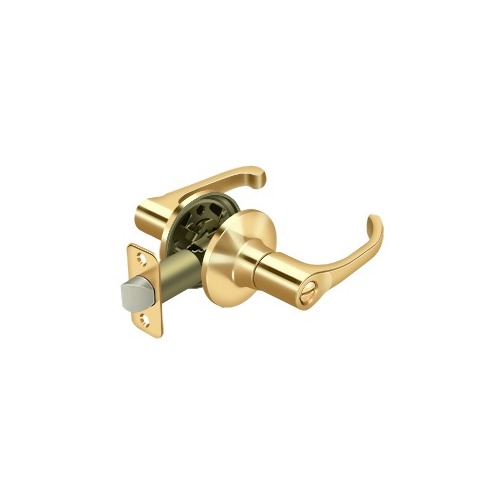 Manchester Lever Privacy Polished Brass