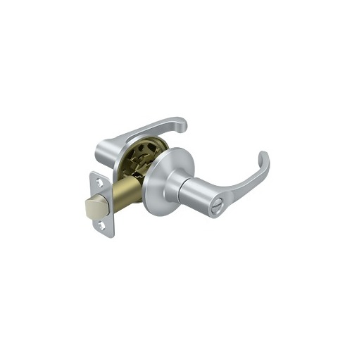 Manchester Lever Privacy Brushed Chrome