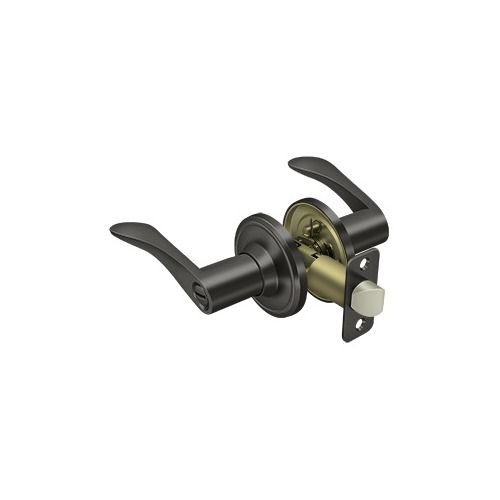 Trelawny Lever Privacy Left Hand Oil Rubbed Bronze