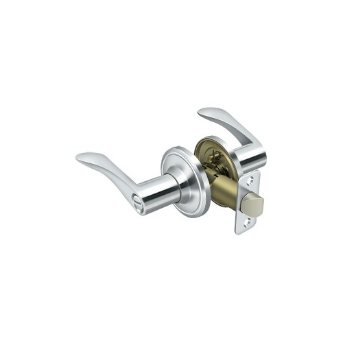 Trelawny Lever Privacy Left Hand Polished Chrome - pack of 10