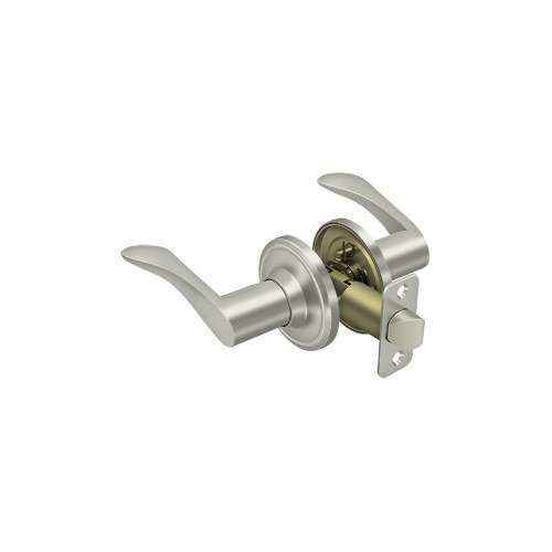 Trelawny Lever Passage Left Hand Brushed Nickel