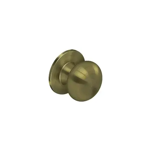 Portland Knob Dummy Antique Brass