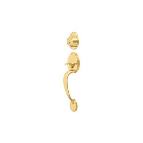 Montego Handleset Polished Brass