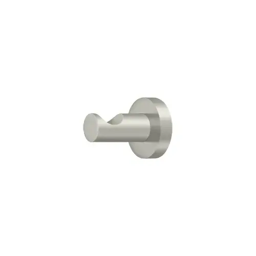 Nobe Series Wall Mount Robe Hook Single Satin Nickel