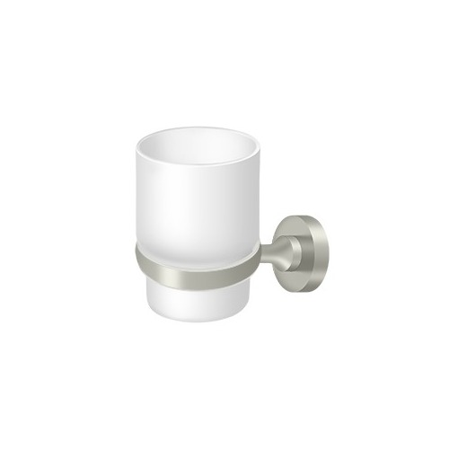 Deltana BBN2014-15 3-3/4" Height Nobe Series Frosted Glass Tumbler Set Satin Nickel