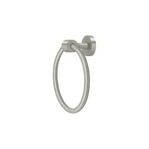 Deltana BBS2008-15 6-1/2" Diameter Sobe Series Towel Ring Satin Nickel