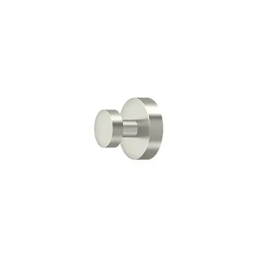 Deltana BBS2009-14 Single Robe Hook BBS Series; Bright Nickel Finish