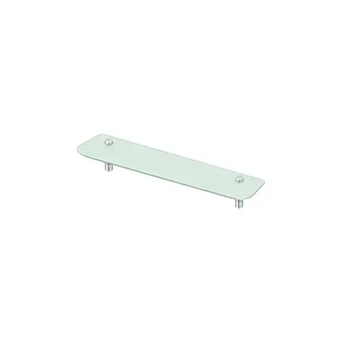 27-5/8" Frosted Glass Shelf BBS Series in Polished Chrome