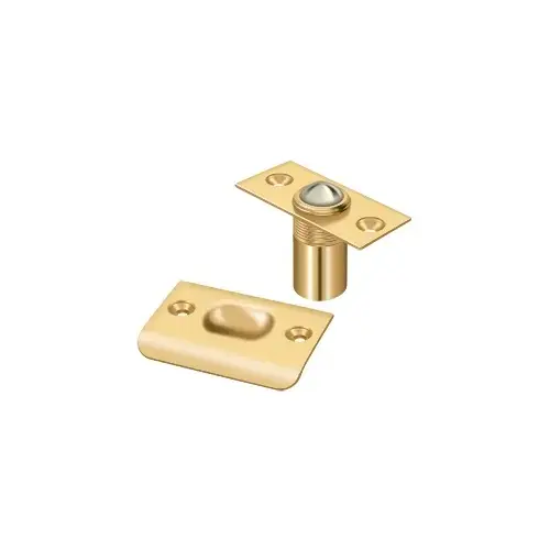 Deltana BC218CR003 Ball Catch in PVD Polished Brass
