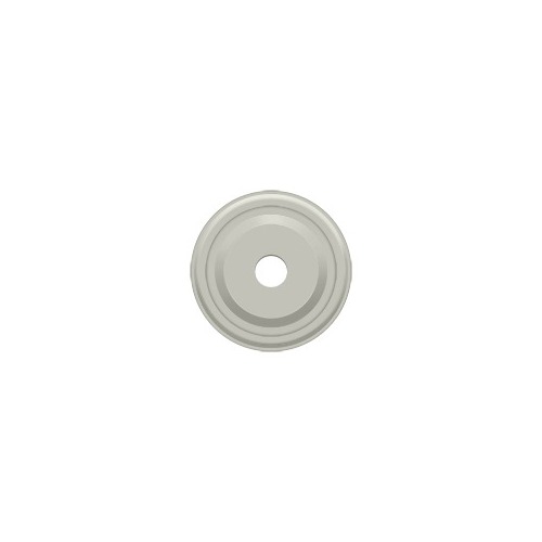 1" Diameter Round Backplate For Cabinet Knobs Satin Nickel - pack of 10