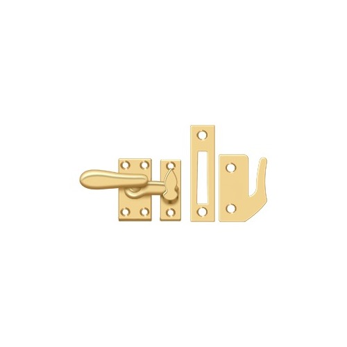 4 Piece Window Lock Casement Fastener Medium Lifetime Polished Brass