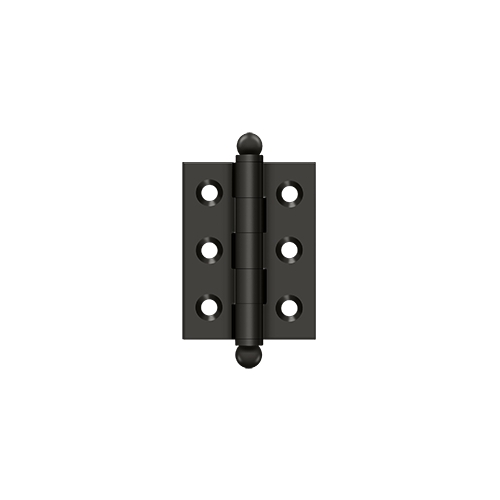 2" x 1-1/2" Hinge, w/ Ball Tips in Oil-rubbed Bronze Pair