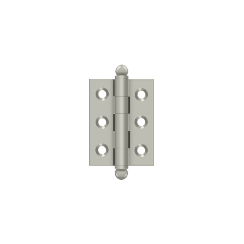 Deltana CH2015U15 2" x 1-1/2" Hinge, w/ Ball Tips in Brushed Nickel Pair