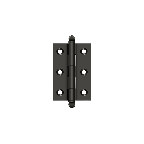 2-1/2" x 1-11/16" Hinge, w/ Ball Tips in Oil-rubbed Bronze Pair