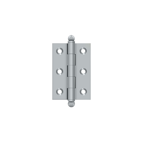 2-1/2" x 1-11/16" Hinge, w/ Ball Tips in Brushed Chrom - 2 per pack x10 packs Satin Chrome