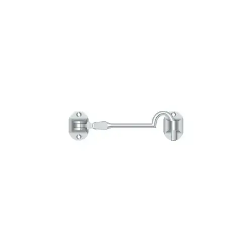 Deltana CHB4U26 Cabin Hooks, British Style, 4" in Polished Chrome