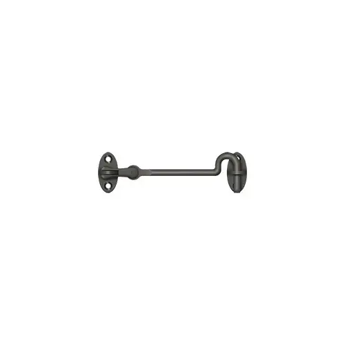 Deltana CHK4U10B Cabin Swivel Hooks, 4" in Oil-rubbed Bronze