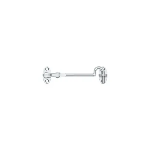 Deltana CHK4U26 4" Length Cabin Door Swivel Hooks Polished Chrome