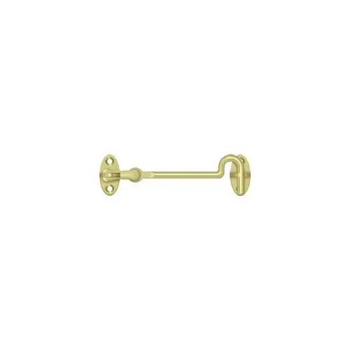 Deltana CHK4U3 Cabin Swivel Hooks, 4" in Polished Brass