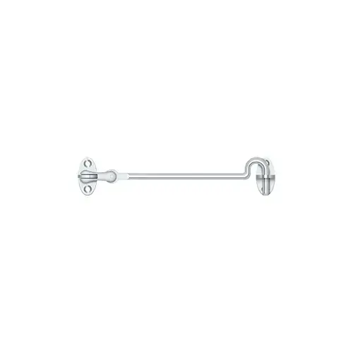 Deltana CHK6U26 6" Length Cabin Door Swivel Hooks Polished Chrome