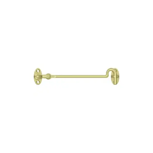 Deltana CHK6U3 Cabin Swivel Hooks, 6" in Polished Brass