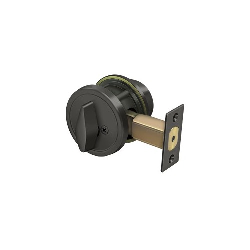 2-5/8" Diameter Pro Series Grade 2 Commercial Deadbolt Single Cylinder Oil Rubbed Bronze