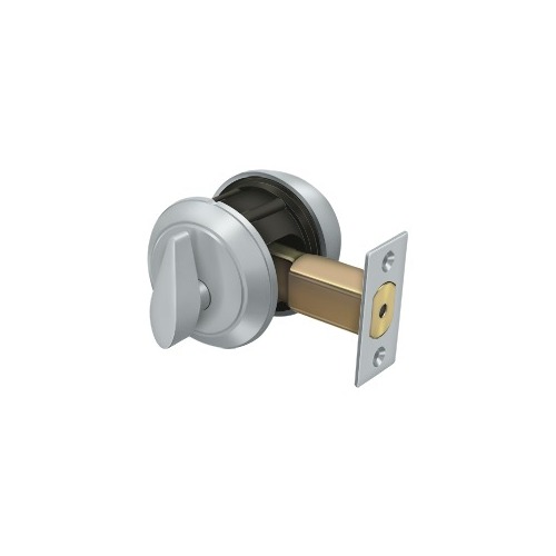 Pro Series Grade 1 Commercial Deadbolt Single Cylinder Brushed Chrome