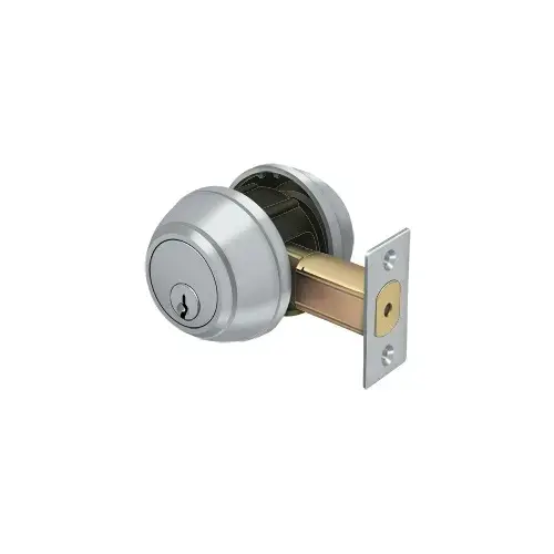 Deltana CL210LM-26D Double Deadbolt GR1 in Brushed Chrome