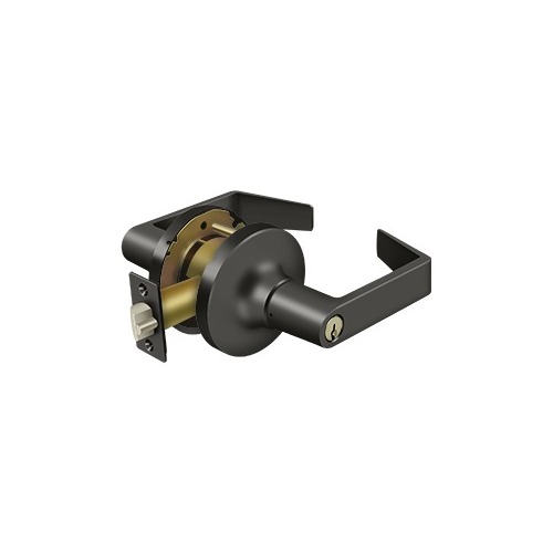 Deltana CL500FLC-10B Clarendon Pro Series Grade 1 Commercial Leverset Single Cylinder Oil Rubbed Bronze