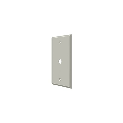 Deltana CPC4764U15 Switch Plate Cover 1 Cable Satin Nickel