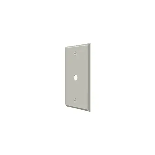Deltana CPC4764U15 Switch Plate, Cable Cover Plate in Brushed Nickel