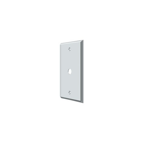 Switch Plate; Cable Cover Plate; Bright Chrome Finish