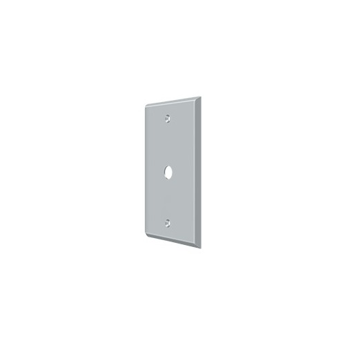 Deltana CPC4764U26D Switch Plate Cover 1 Cable Brushed Chrome