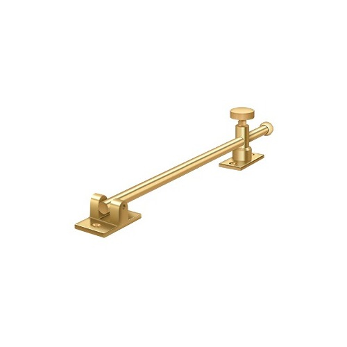 12" Length Casement Stay Adjuster HD Lifetime Polished Brass