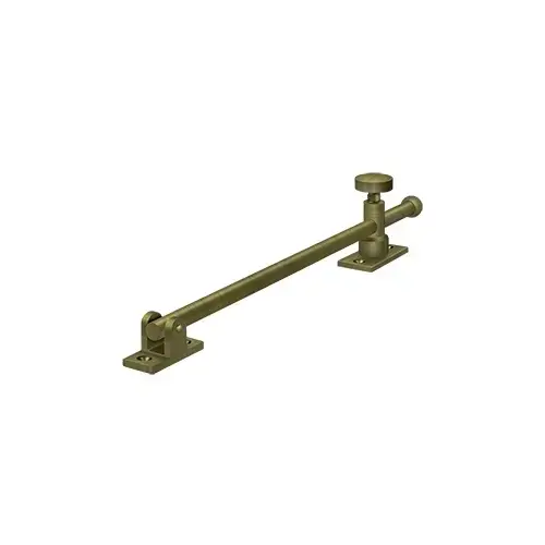 12" Length Casement Stay Adjuster Antique Brass