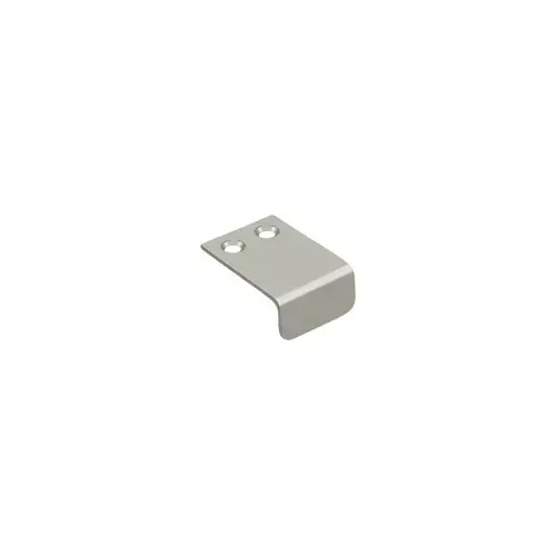 Drawer, Cabinet, Mirror Pull, 1" x 1-1/2" in Brushed Nickel