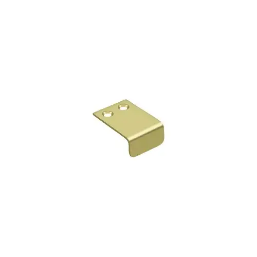 Drawer, Cabinet, Mirror Pull, 1" x 1-1/2" in Polished Brass