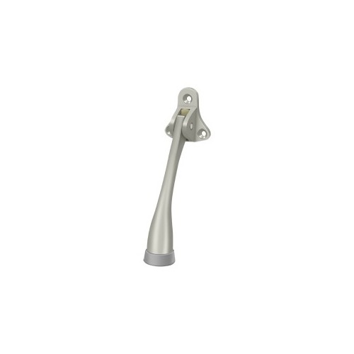 5" Height KickDown Door Holder Satin Nickel