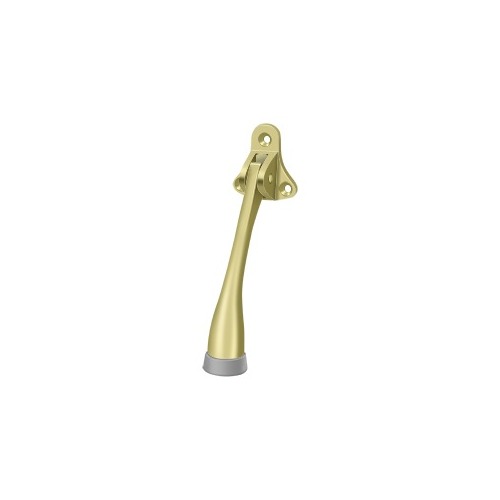 5" Height KickDown Door Holder Polished Brass