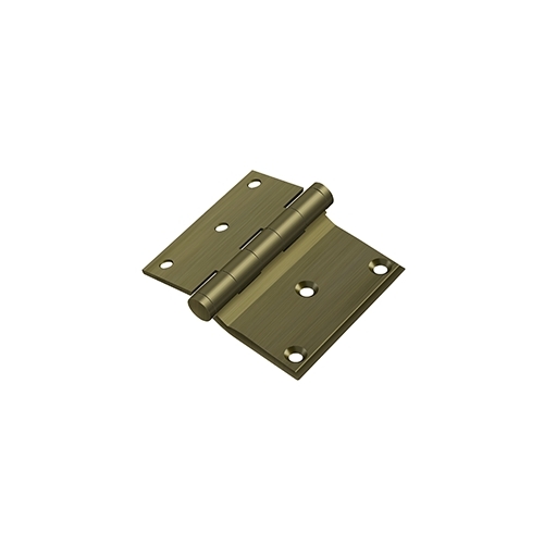 3" x 3-1/2" Half Surface Hinge in Antique Brass Pair