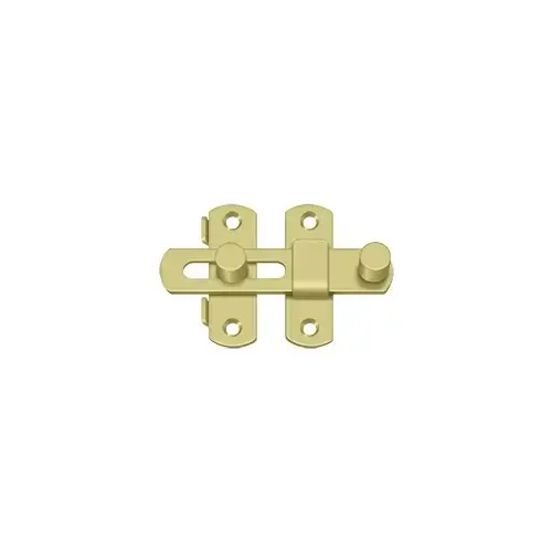 Deltana DL35U3 Drop Latch 3-1/2" in Polished Brass