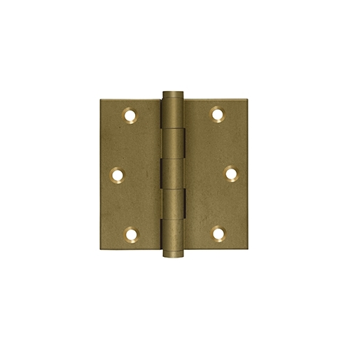 3-1/2" x 3-1/2" Square Hinges Bronze Medium Pair