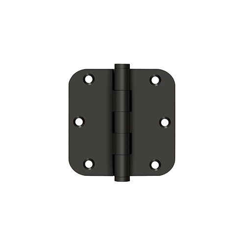 3-1/2" x 3-1/2" x 5/8" Radius Hinges in Oil-rubbed Bronze Pair