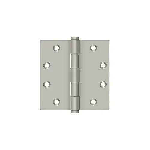 4-1/2" x 4-1/2" Square Hinges in Brushed Nickel Pair