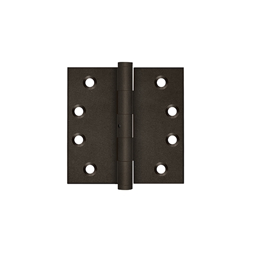 4" x 4" Square Hinges Bronze Dark Pair