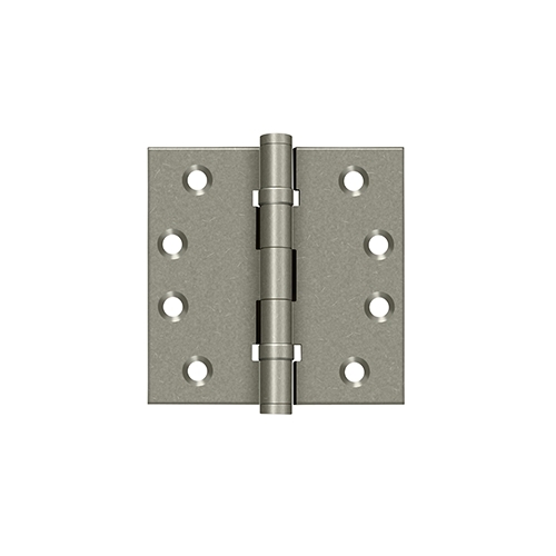 4" x 4" Square Hinges, Ball Bearings White Light Pair