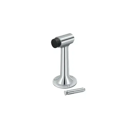 Floor Mount, 6" Bumper, HD, Solid Brass in Polished Chrome