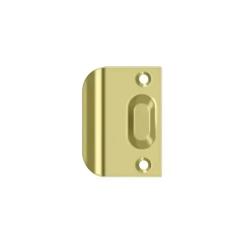 2-1/4" Height x 1-5/8" Width Full Lip Strike Plate Polished Brass - pack of 10