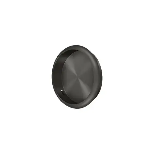 Deltana FP221RU10B Flush Pull, Round, 2-1/2" Diam. in Oil-rubbed Bronze