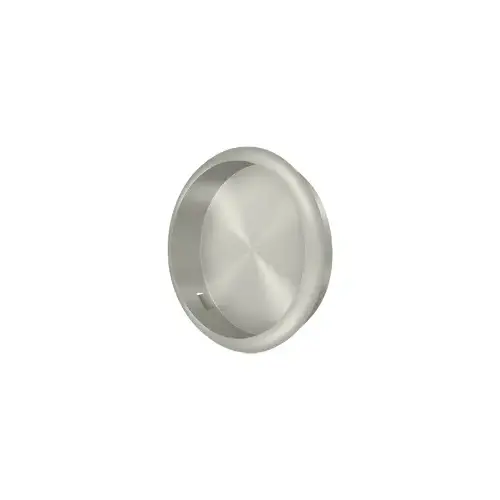 Deltana FP221RU15 Flush Pull, Round, 2-1/2" Diam. in Brushed Nickel